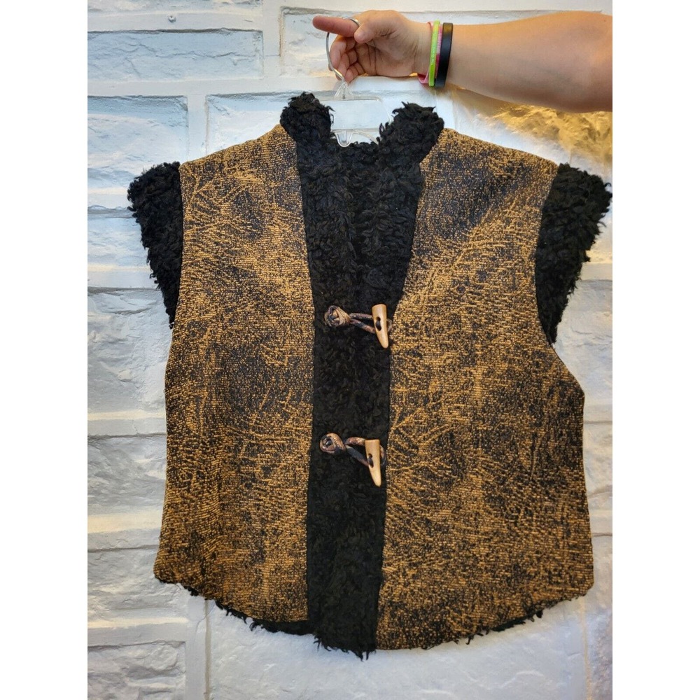 Womens Vintage Claire Dickson Reversible Vest Size Medium